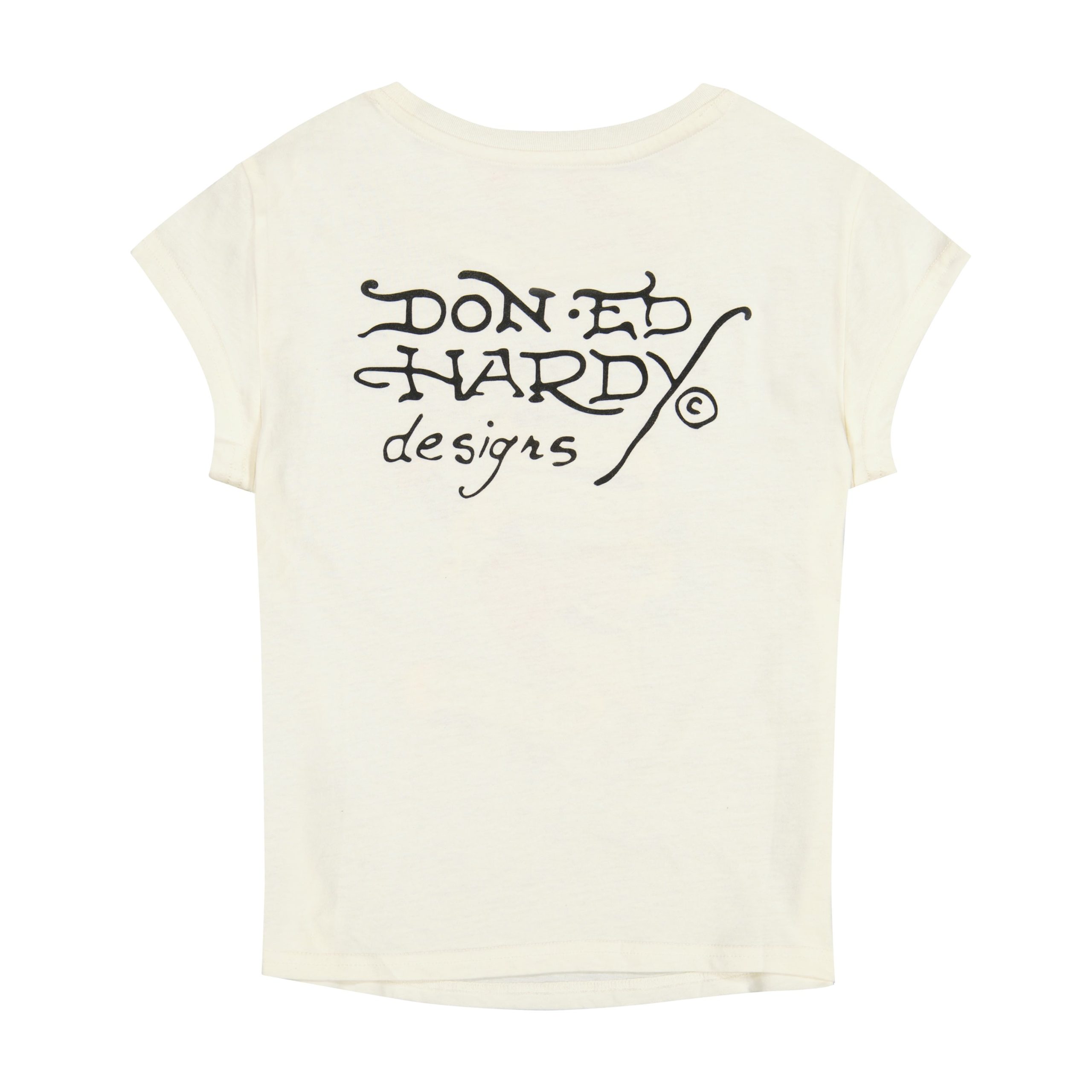 Heart Sword Rhinestone Cap Sleeve Tee - Image 2