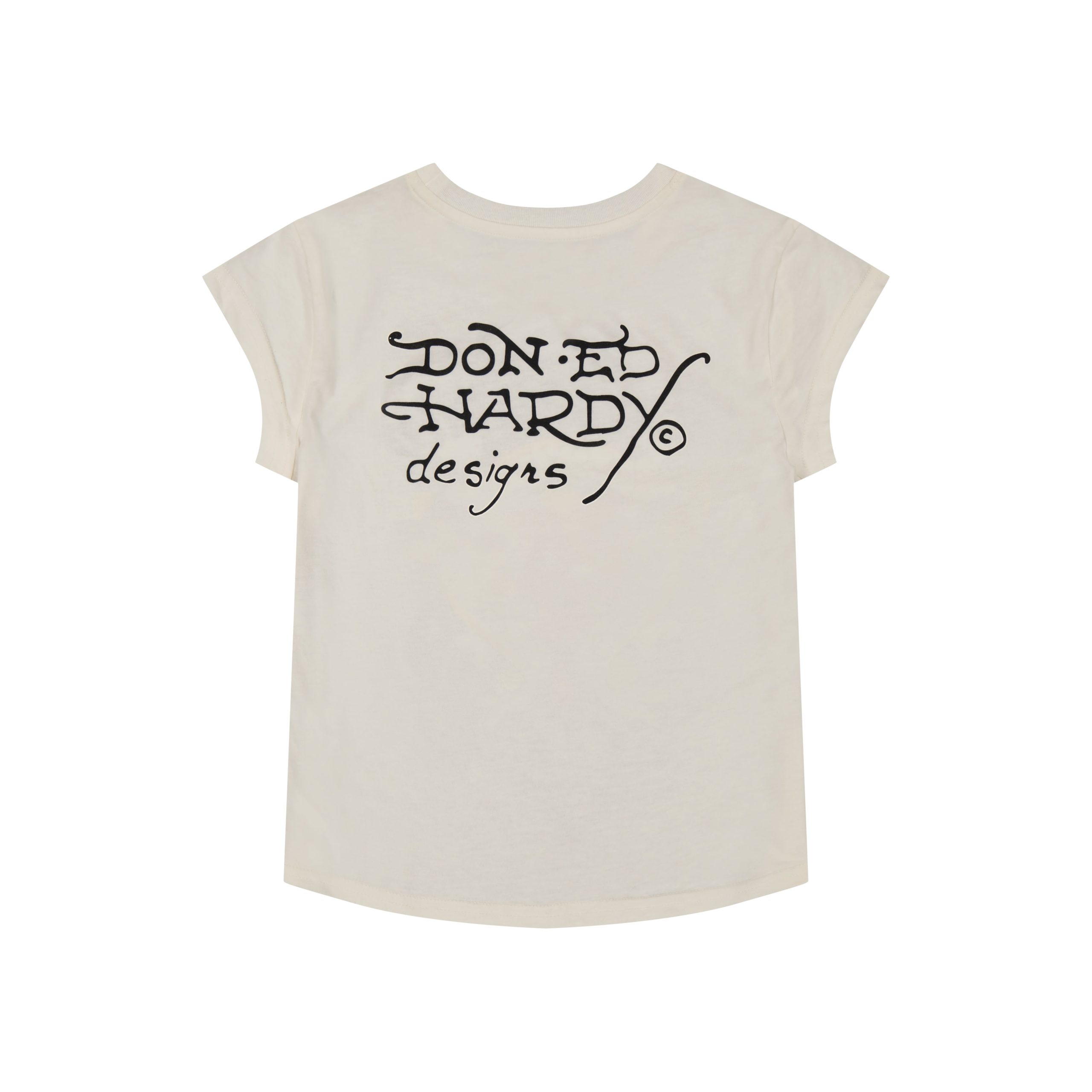 LKS Heart Rhinestone Cap Sleev Tee - Image 2