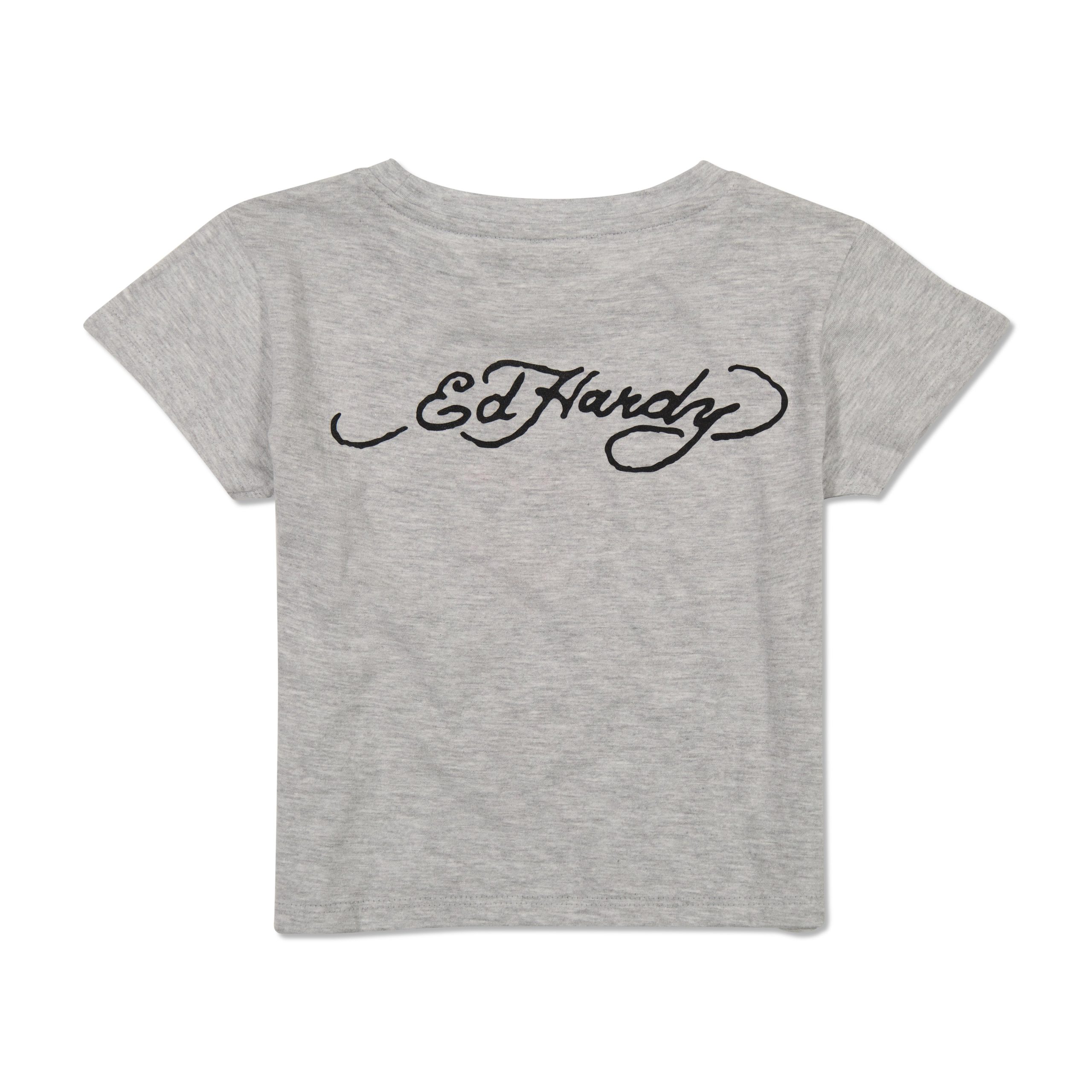 Rhinestone LKS Skull Baby Tee - Image 3