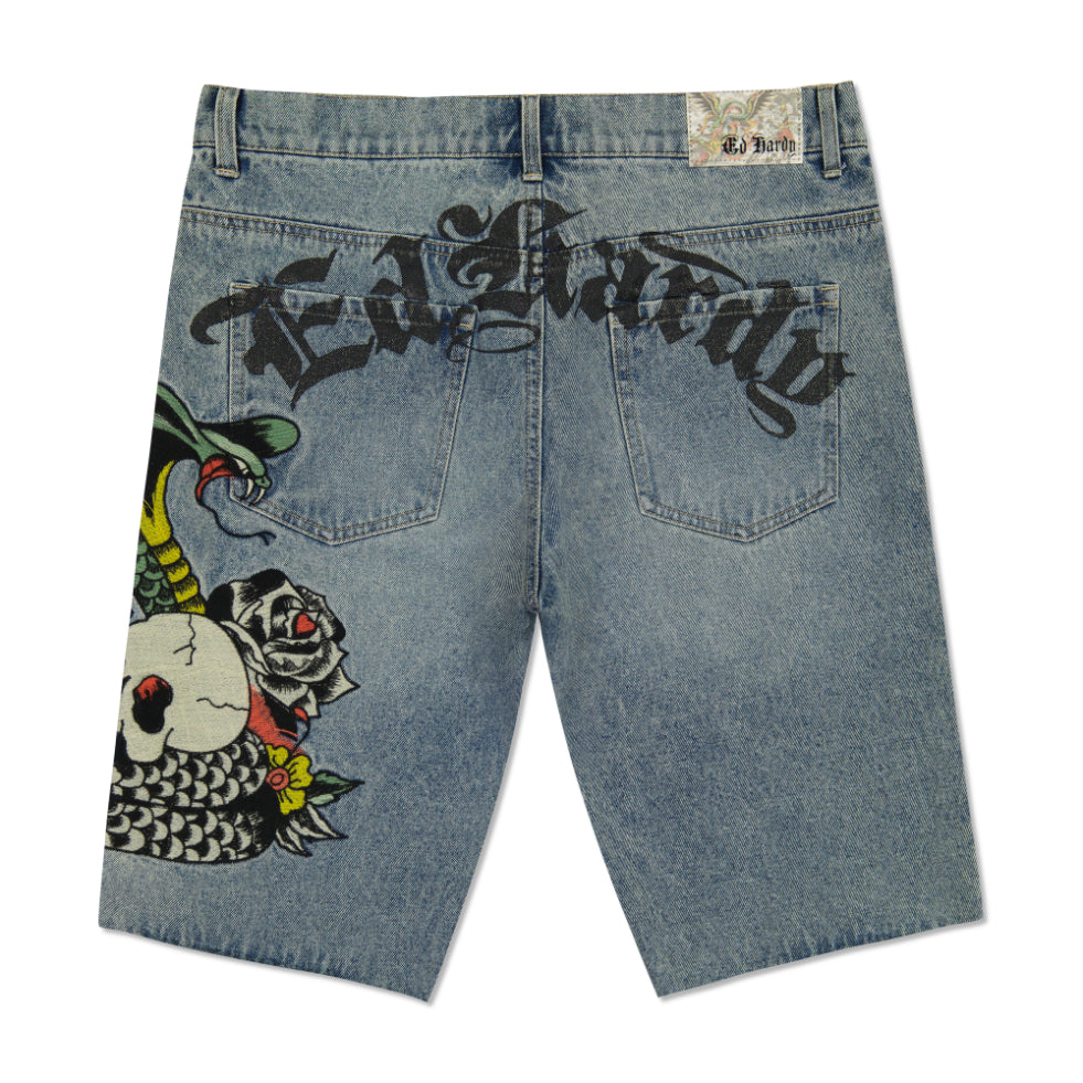 Cobra Denim Skater Short - Image 2